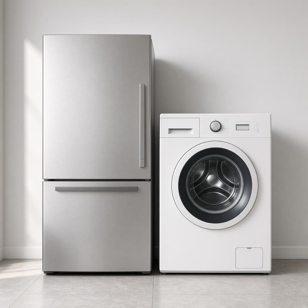 Refrigerator and washing machine