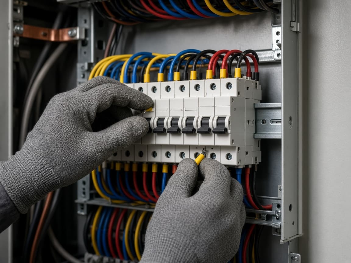 Switchboard wiring work